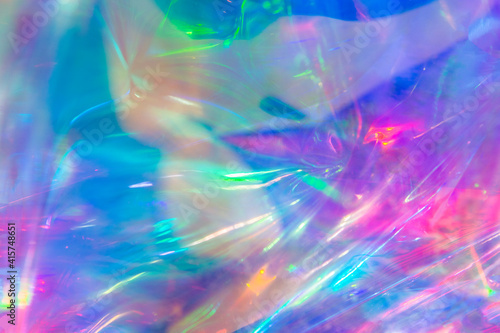 Colorful holographic background. Can be used for brochures, banners, postcards or other photo