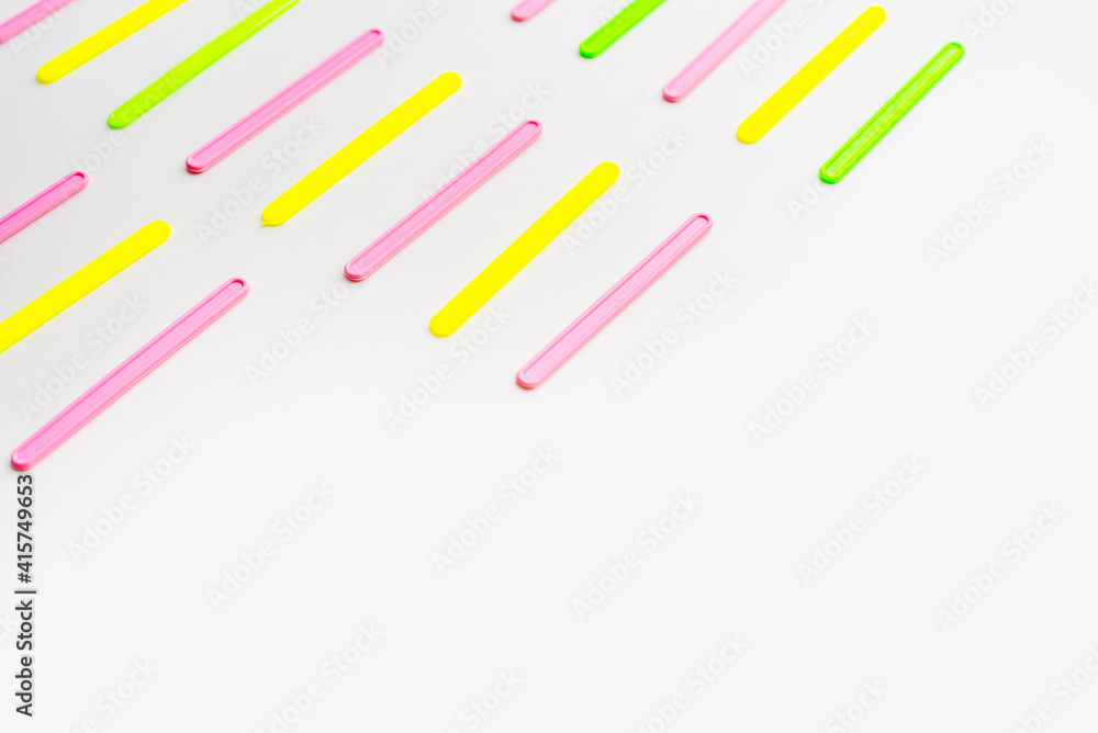 counting sticks on white background counting sticks on white background