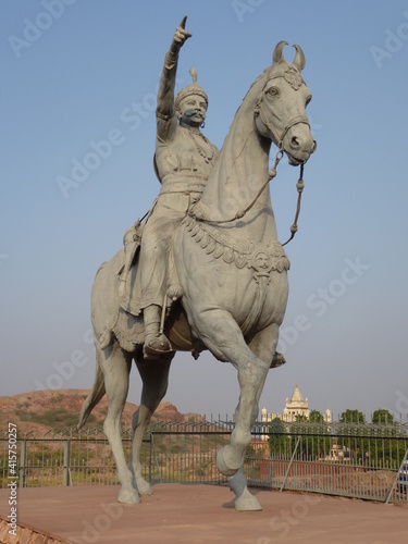 Rao Jodha Ji Statue in Jodhpur photo