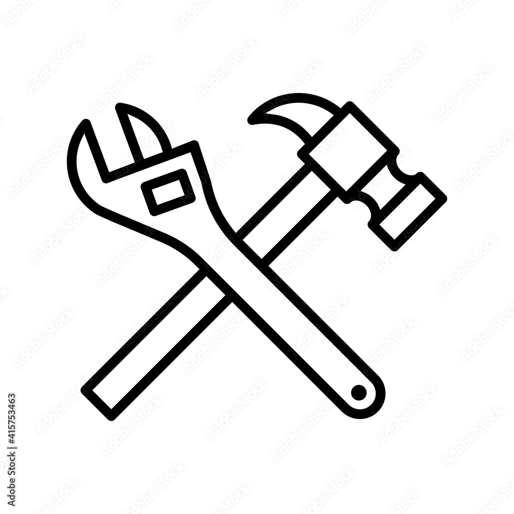 Repair icon vector. Service center symbol. fix illustration sign. read logo. Repair icon vector. Service center symbol. fix illustration sign. read logo.