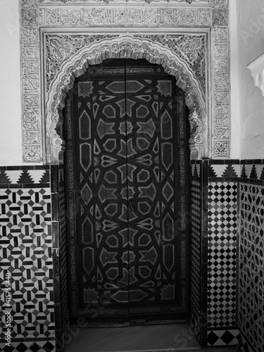 door in a mosque