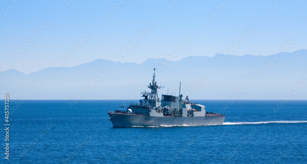 Canadian Navy Destroyer, Victoria, BC