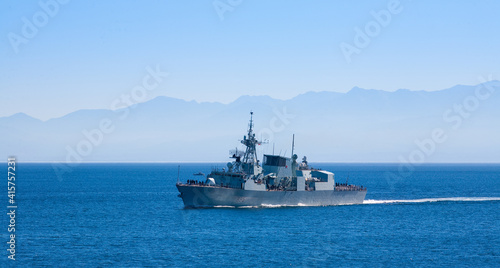 Canadian Navy Destroyer, Victoria, BC photo