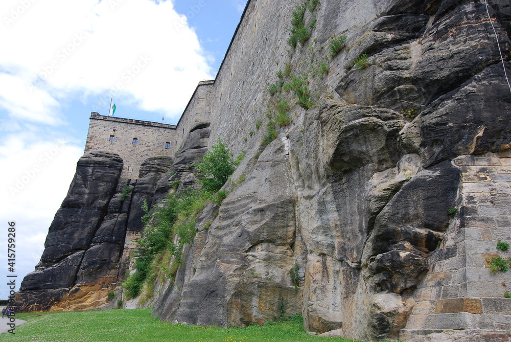 Festung Königstein im Elbsandsteingebirge