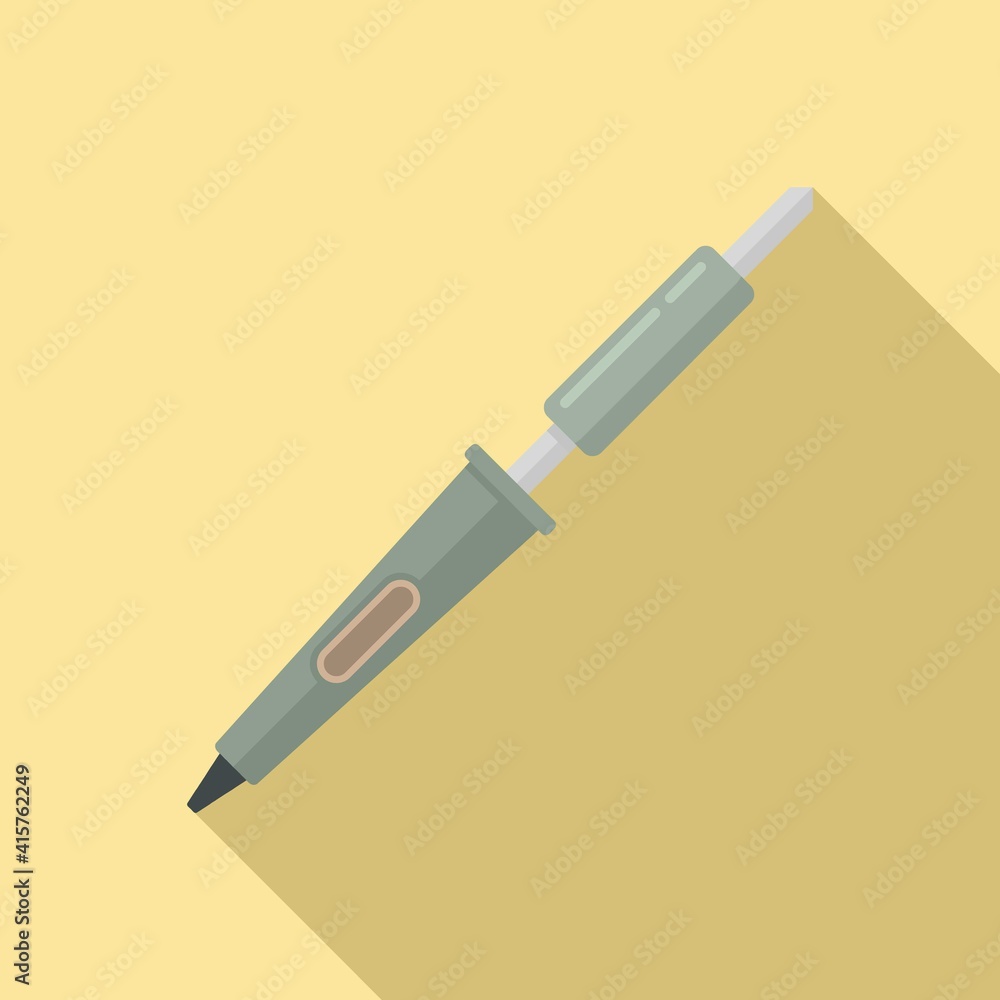 Soldering cable icon. Flat illustration of soldering cable vector icon for web design Soldering cable icon. Flat illustration of soldering cable vector icon for web design