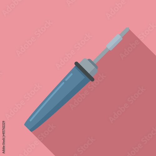 Soldering braze icon. Flat illustration of soldering braze vector icon for web design