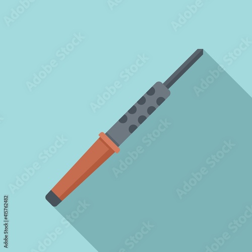 Soldering repair icon. Flat illustration of soldering repair vector icon for web design