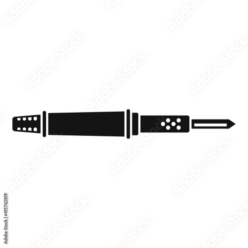 Soldering welding icon. Simple illustration of soldering welding vector icon for web design isolated on white background