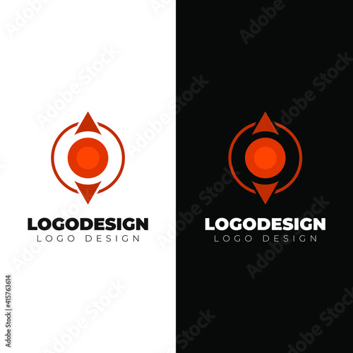 Elevator logo design minimal lift logotype vector template