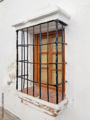 Deatails of Ronda, Andalusian Village in Spain. Religious Center, very appreciated from early international famous travellers.  photo