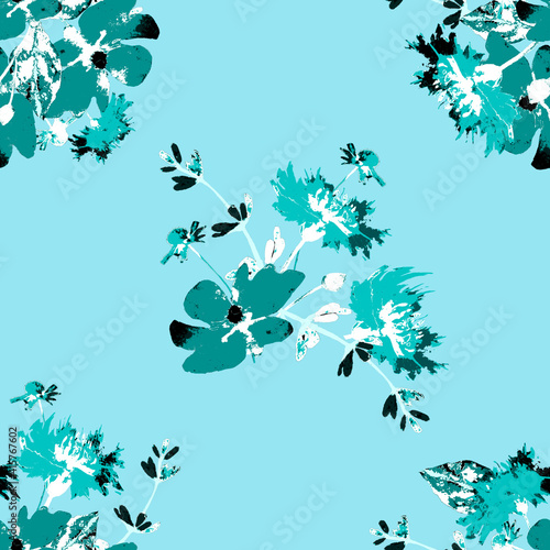 botanical seamless floral pattern