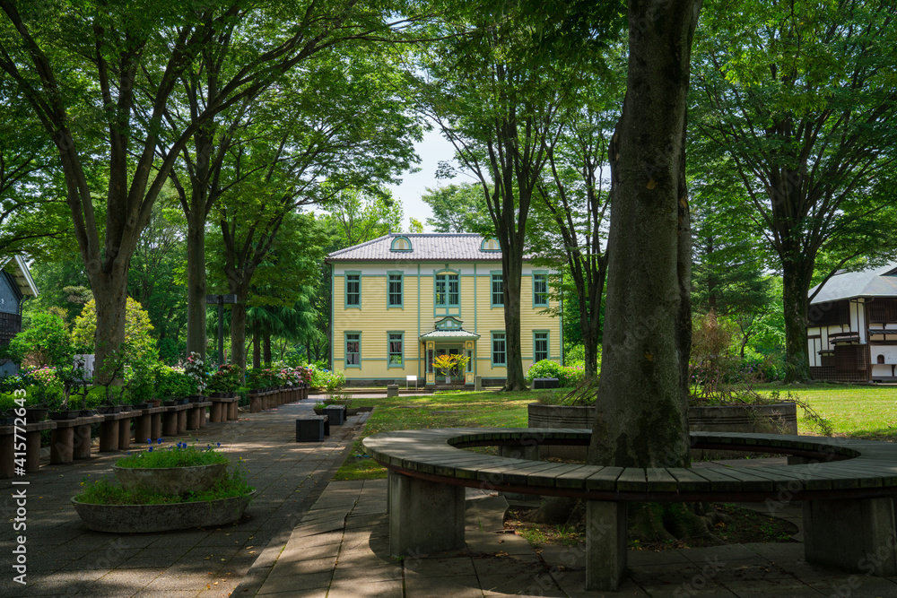 府中郷土の森公園 旧府中町役場の建物 府中郷土の森公園 旧府中町役場の建物