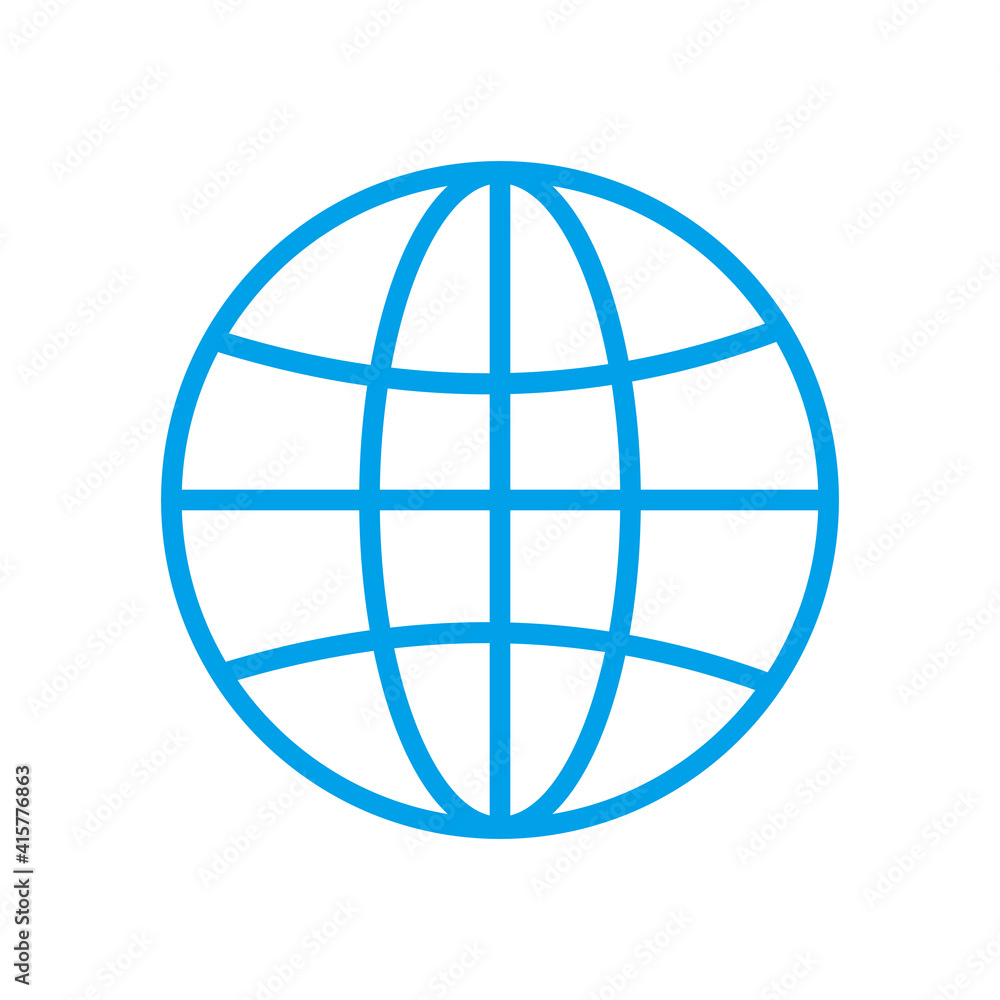 globe icon vector illustration sign globe icon vector illustration sign