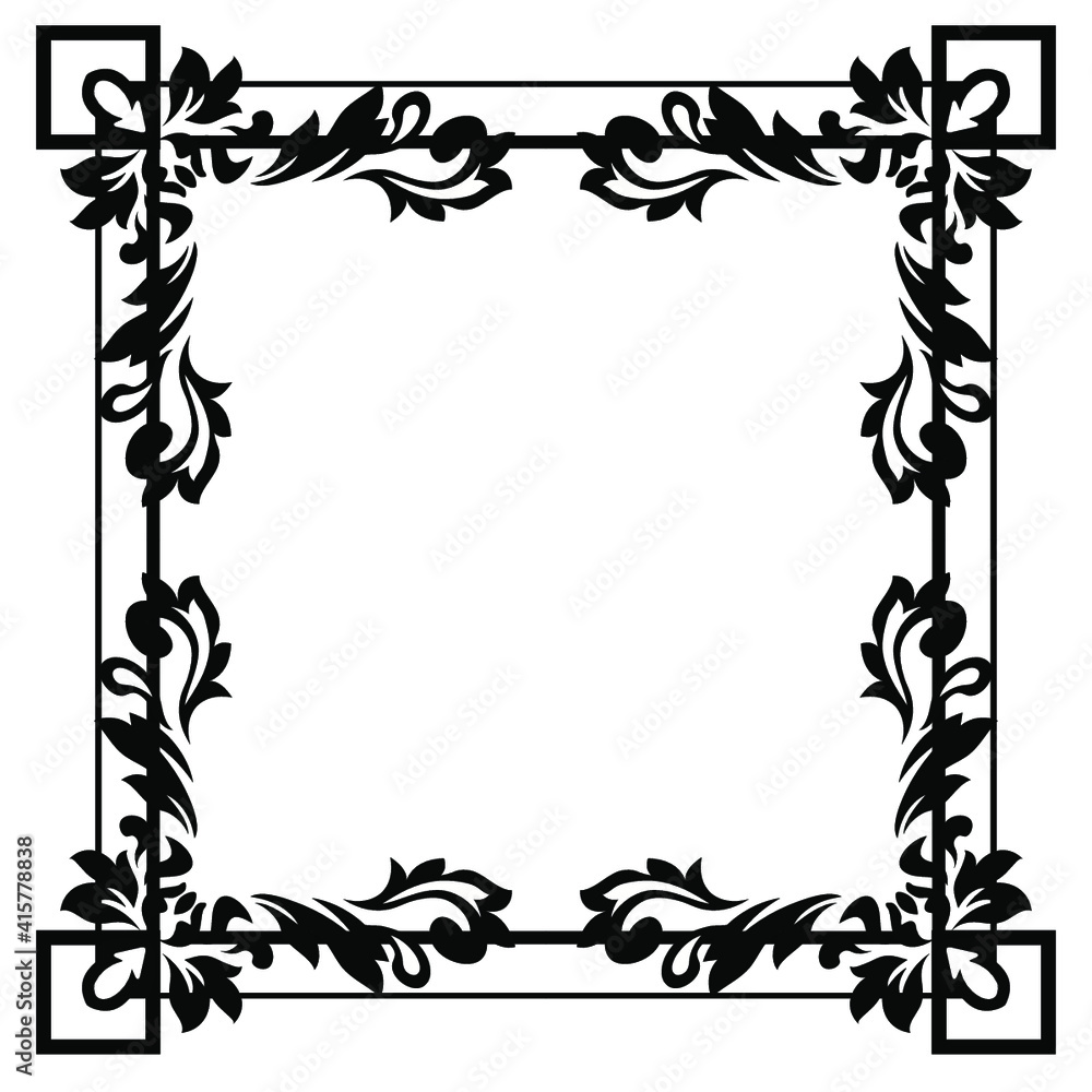 Oriental vector damask patterns for greeting cards and wedding invitations Oriental vector damask patterns for greeting cards and wedding invitations