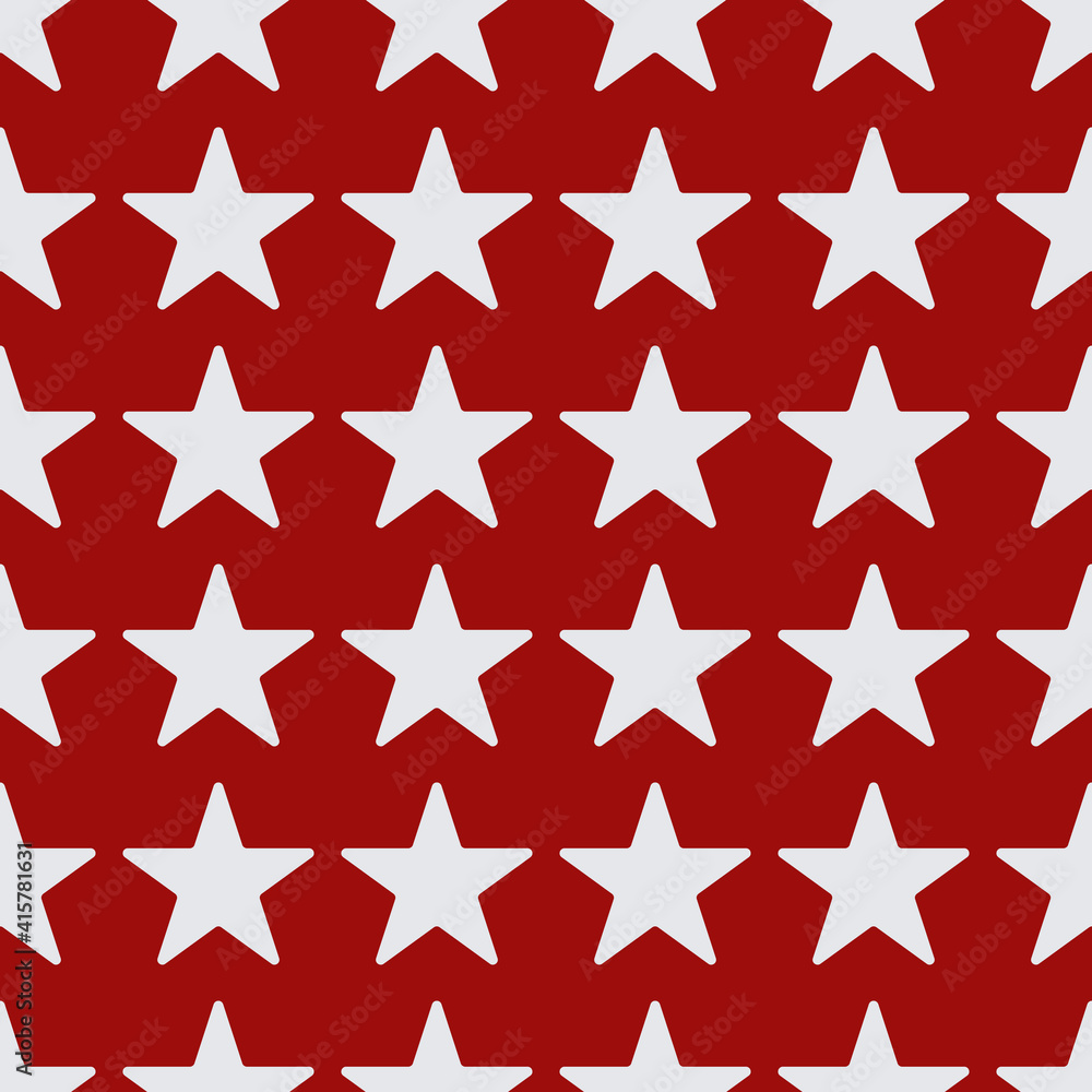 Red background and stars pattern. Vector stars pattern. Red background and stars pattern. Vector stars pattern.