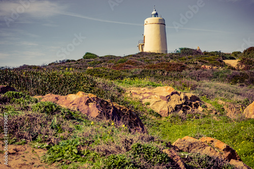 Carbonera lighthouse, Punta Mala, La Alcaidesa, Spain.