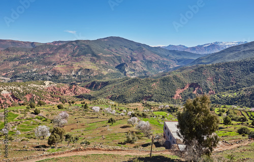 Kasbah village near Tinerhir at the road to the Gorges du Dades
