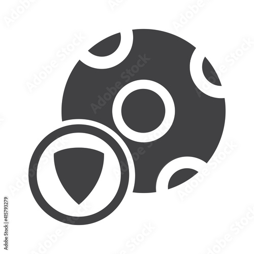 soccer ball shield illlustration design. soccer ball shield icon isolated on white background. ready use vector.