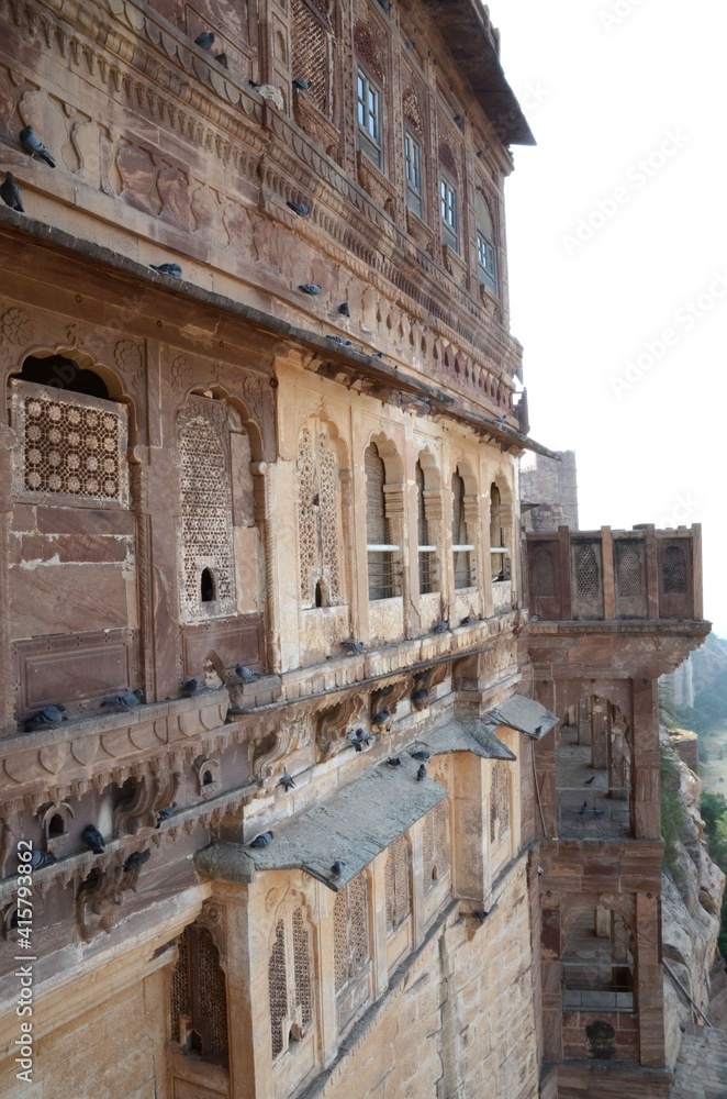 View out of Meherangarh fort