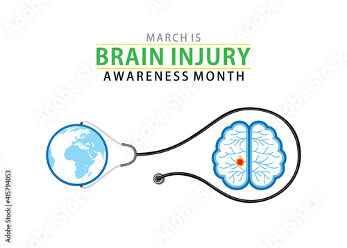 national brain injury awareness month design