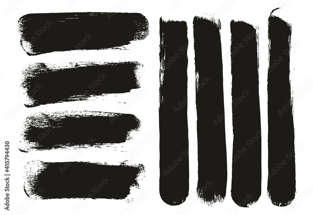 Round Sponge Thick Artist Brush Long Background & Straight Lines Mix High Detail Abstract Vector Background Mix Set Round Sponge Thick Artist Brush Long Background & Straight Lines Mix High Detail Abstract Vector Background Mix Set