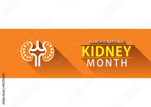 National kidney month design
