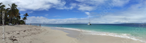 Playa en el Mar Caribe. Punta Cana. Isla Saona