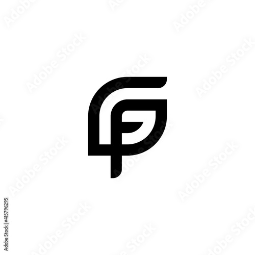 Free Download Modern creative elegant, unique artistic black and white color. letter FG logo icon vector - GFXLoad