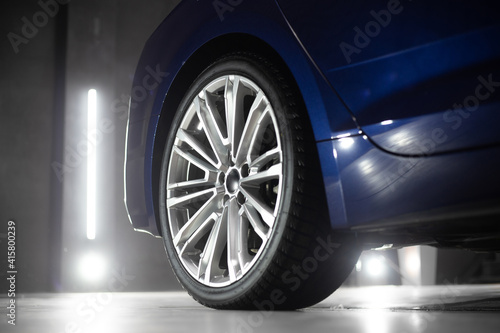 Car detailing series: clean car wheels © Make_story Studio