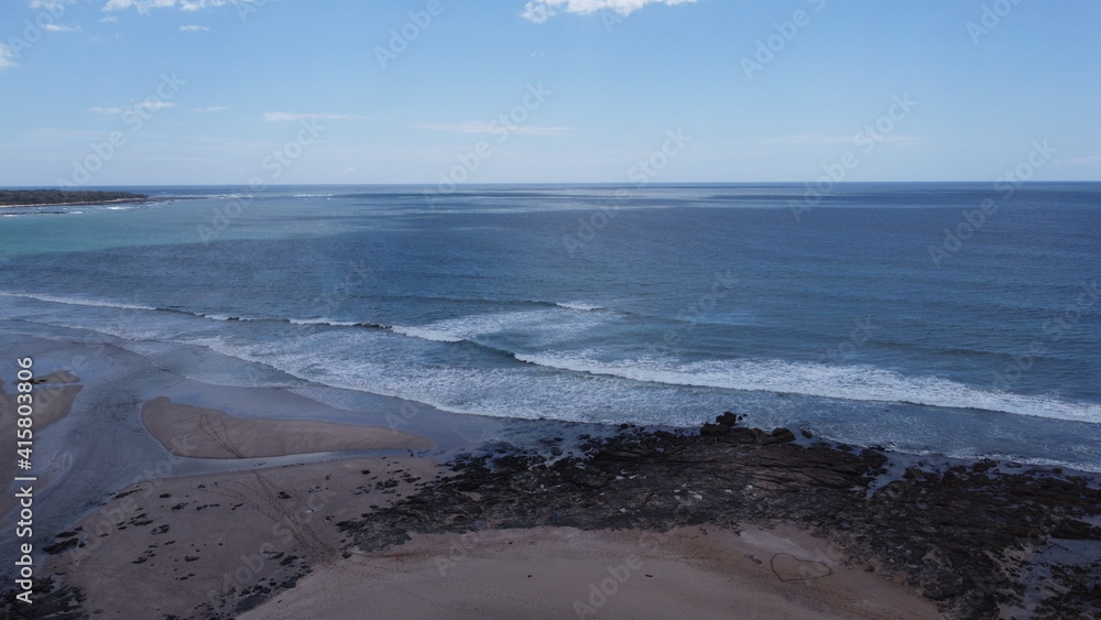 beach and waves