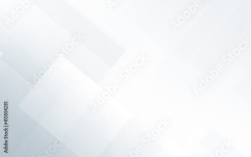 Abstract blue white and gray polygon square pattern gradient background. with space for concept design Technology and modern. 3d render illustration.