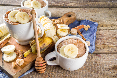 Banana bread mugcake photo