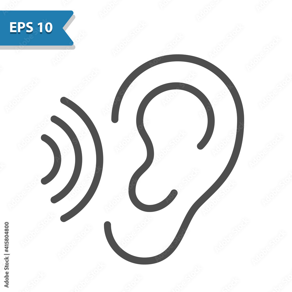 Ear, Hearing Icon Ear, Hearing Icon