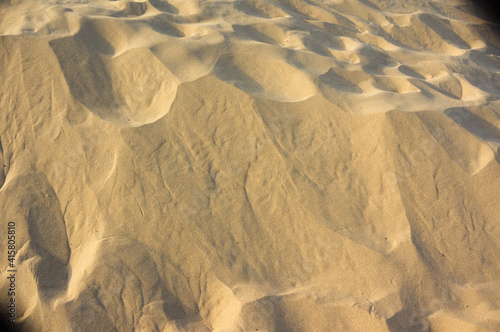 Close up beach sand texture. Summer shoot.