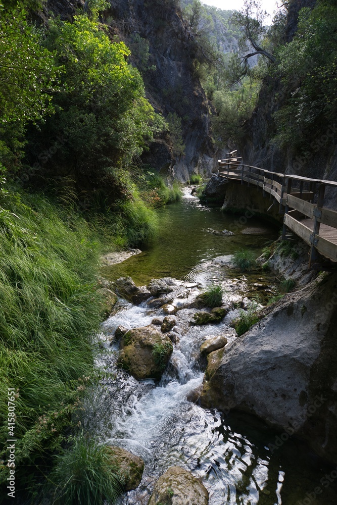 Beautiful canyon between mountains in Cazorla, Spain Beautiful canyon between mountains in Cazorla, Spain