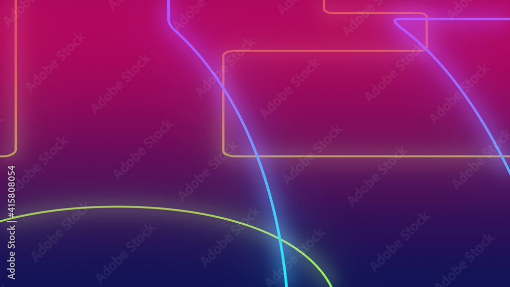 Abstract dark pink purple neon light gradient background.3d render illustration. Abstract dark pink purple neon light gradient background.3d render illustration.