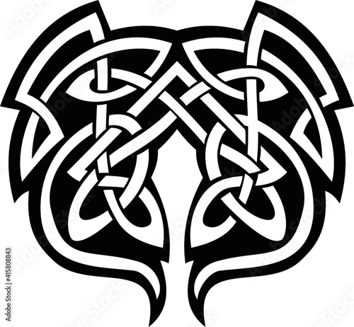 Vector symbol, ornament, tattoo. beautiful vector illustration. Drawings on the body, ancient symbols.