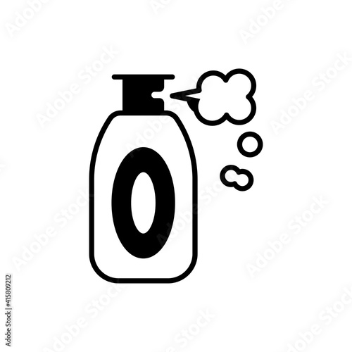 Construction Foam vector icon style illustration. EPS 10 file