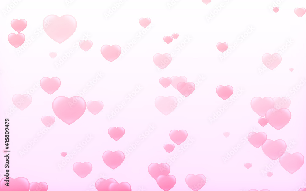 Red and pink heart. valentine's day abstract background with hearts.