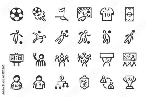 Stevia icon set. hand drawn doodle icons cartoon logo vector and illustration