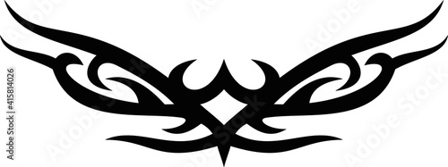 Vector symbol, ornament, tattoo. beautiful vector illustration. Drawings on the body, ancient symbols.
