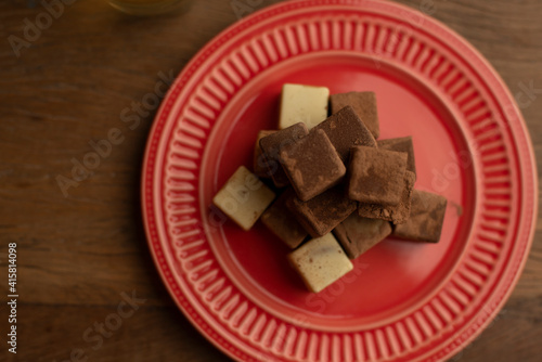 Chocolate con té