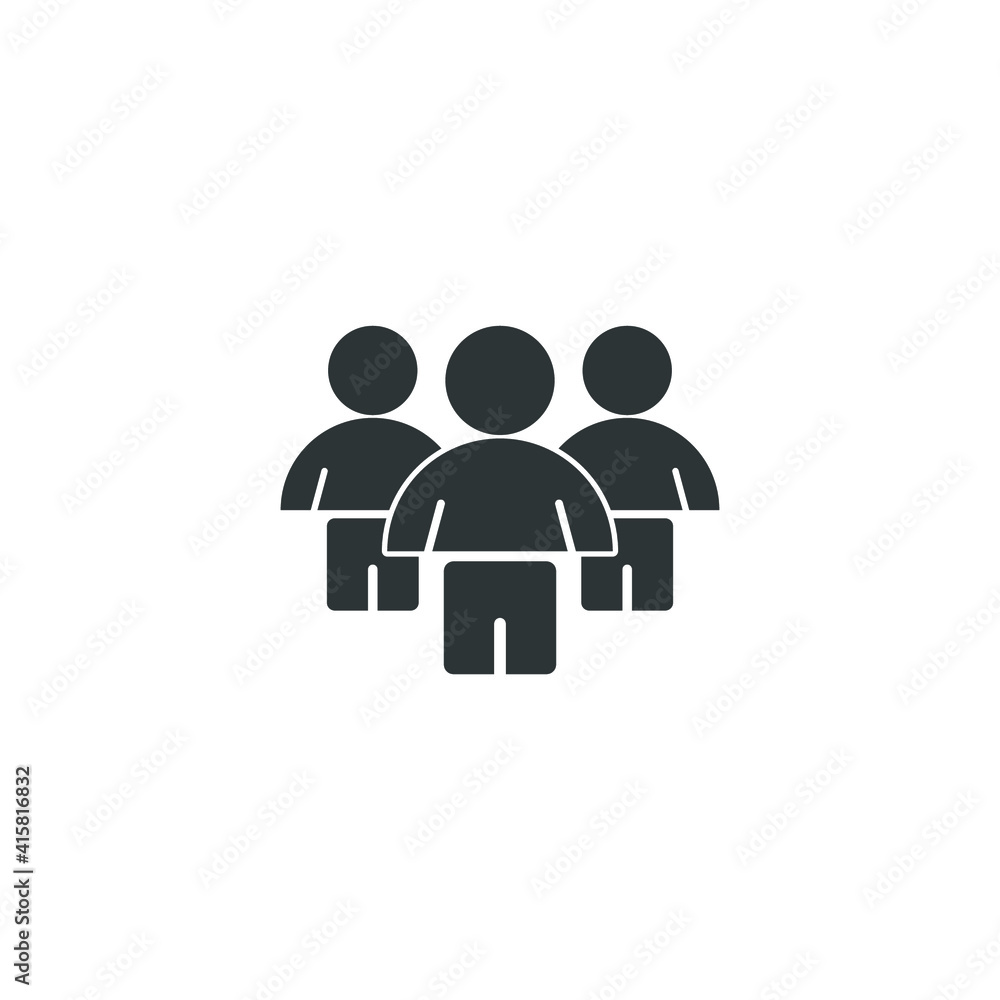three people icons groub ,team people silhouette icon vector EPS download. three people icons groub ,team people silhouette icon vector EPS download.