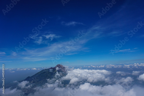 Pemandangan Gunung Merapi dari Gunung Merbabu /Merapi mountain view from Lawu mountain 1