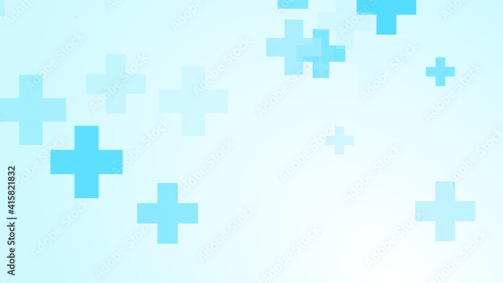 Medical white blue cross pattern background. Medical white blue cross pattern background.
