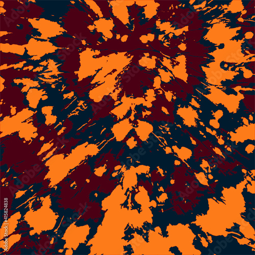 Tie dye Vector. Ethnic Background. Contrast Artistic Boho Rug. Bright Boho Fashion. Tie Dye pattern. Space Dyed Fabric. Vector Shirt Print. Tie Dye Colorful. Batik Brush. Ink Textured.
