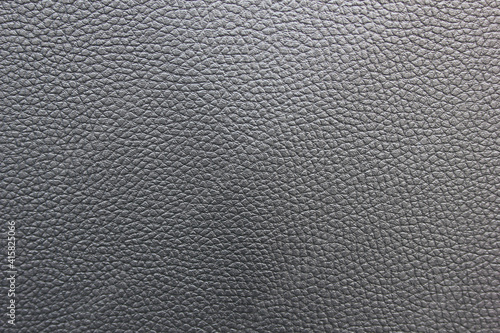 Genuine full grain grey black leather texture crafts background