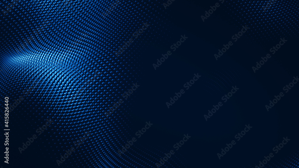Dot white blue wave light screen gradient texture background. Abstract technology big data digital background. 3d rendering. Dot white blue wave light screen gradient texture background. Abstract technology big data digital background. 3d rendering.
