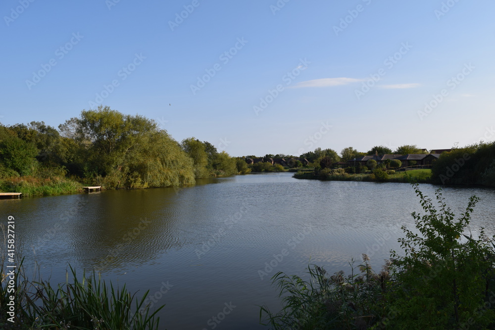 Obraz premium lake in the park