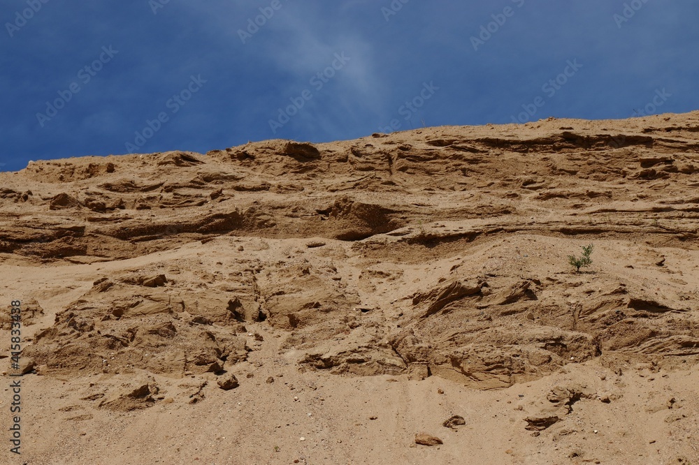 Sand quarries in the village of Sychevo, Volokolamsk district, Moscow region